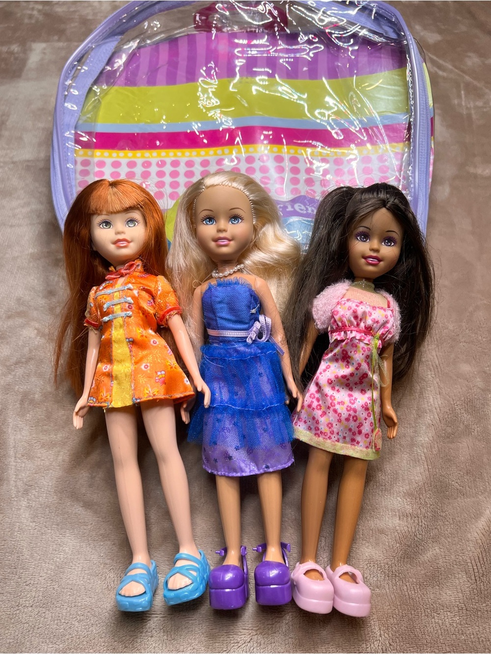 MATTEL Barbie 'Wee 3 Friends - Party! Party! Party!' Y2K Vintage Doll Set